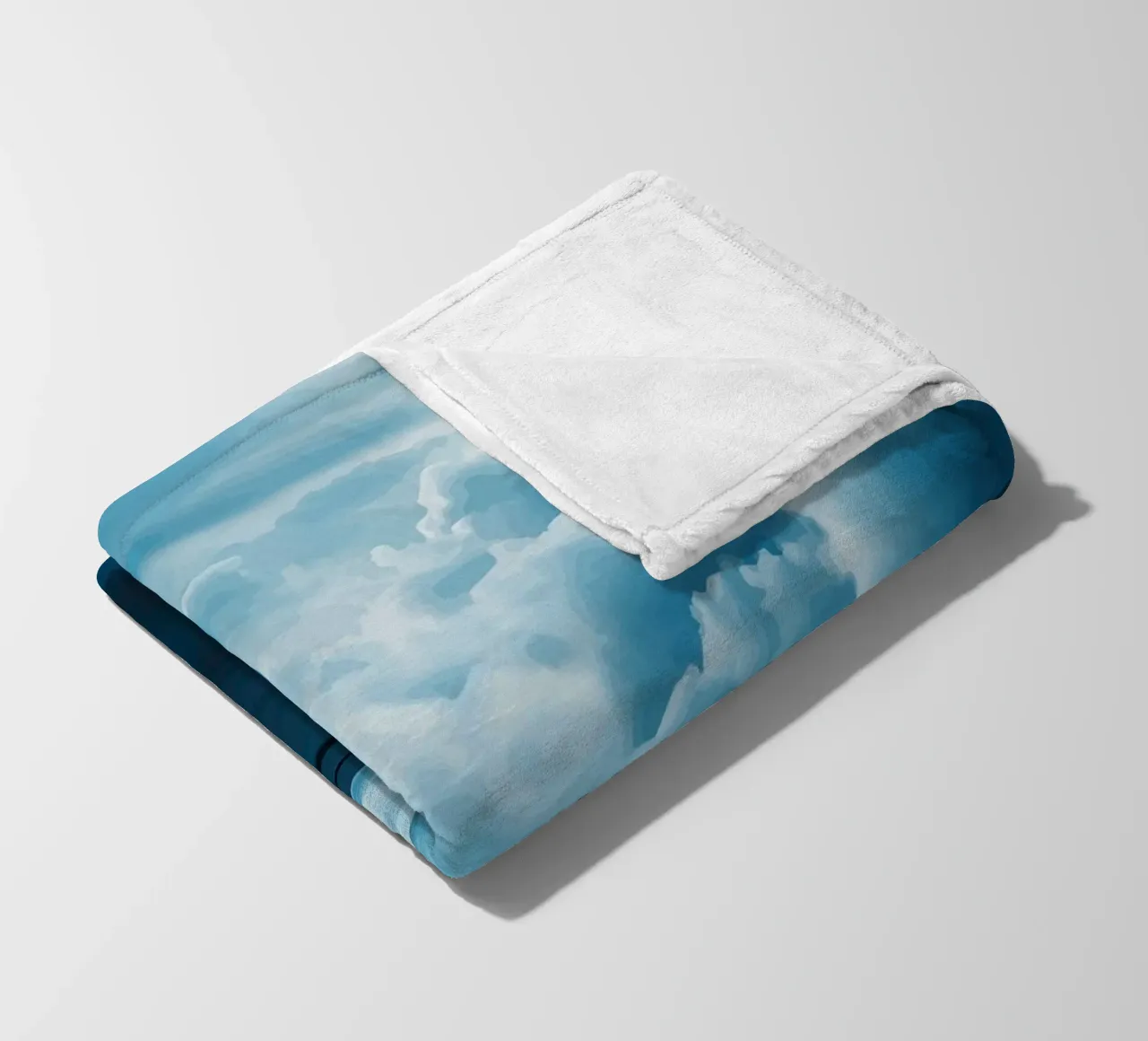 WC celeste in un mare di nuvole coperta in pile da pixelbull - medieval art and more