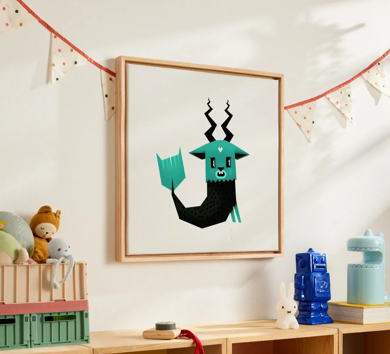 Capricorn canvas met Baklijst van Yetiland