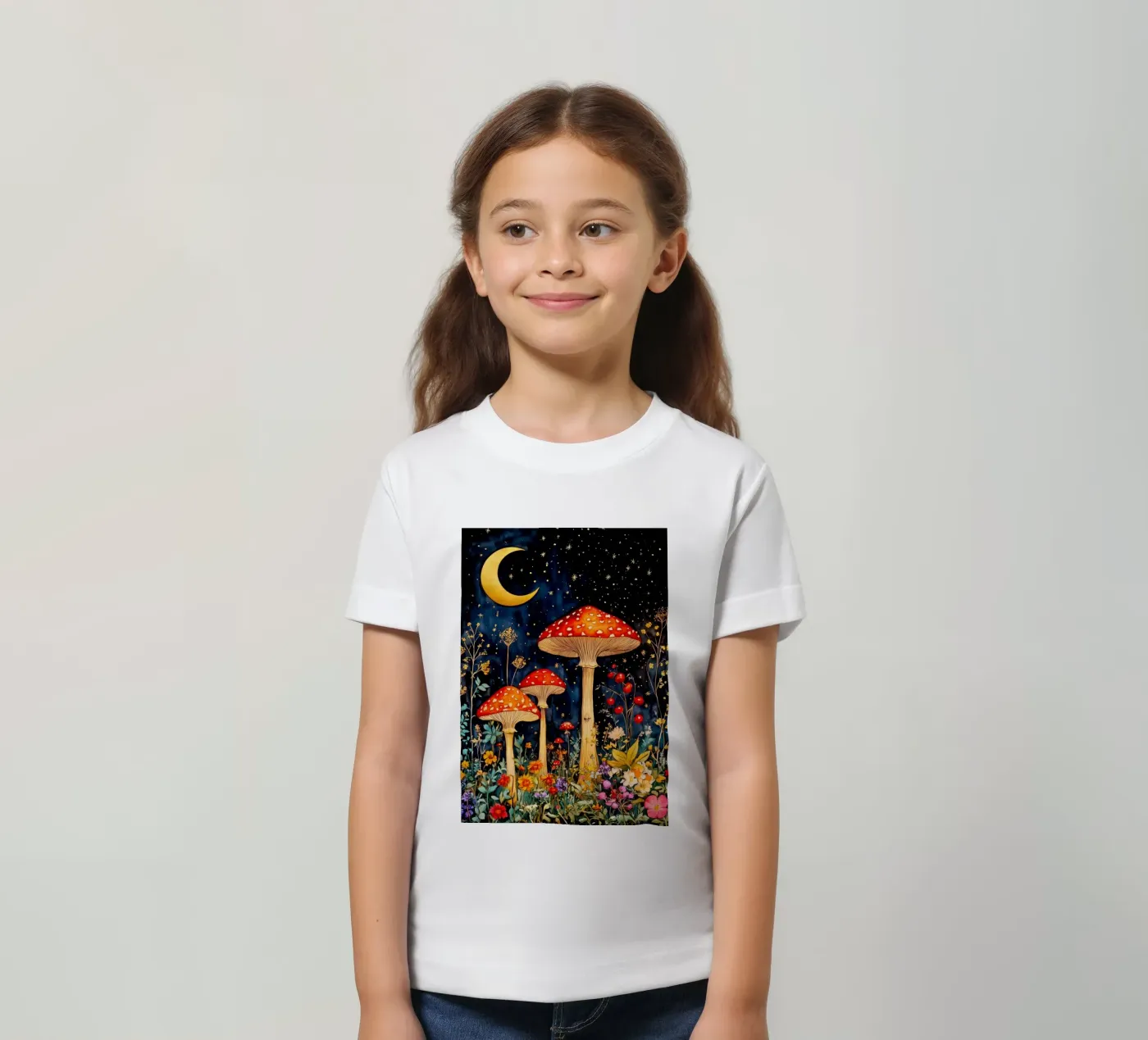 Funghi t-shirt bambini da Justyna Jaszke JBJart