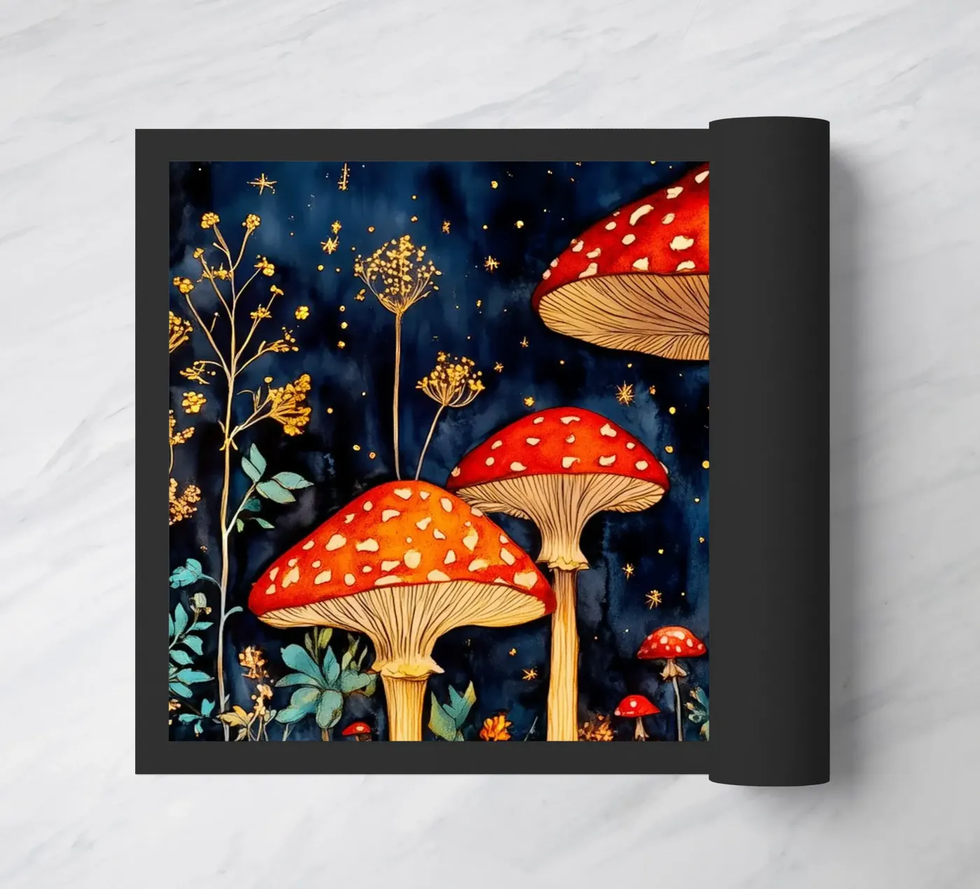 Mushrooms deurmat van Justyna Jaszke JBJart