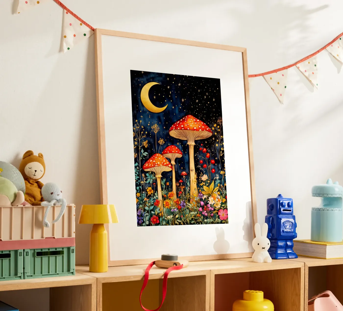 Champignons poster de Justyna Jaszke JBJart