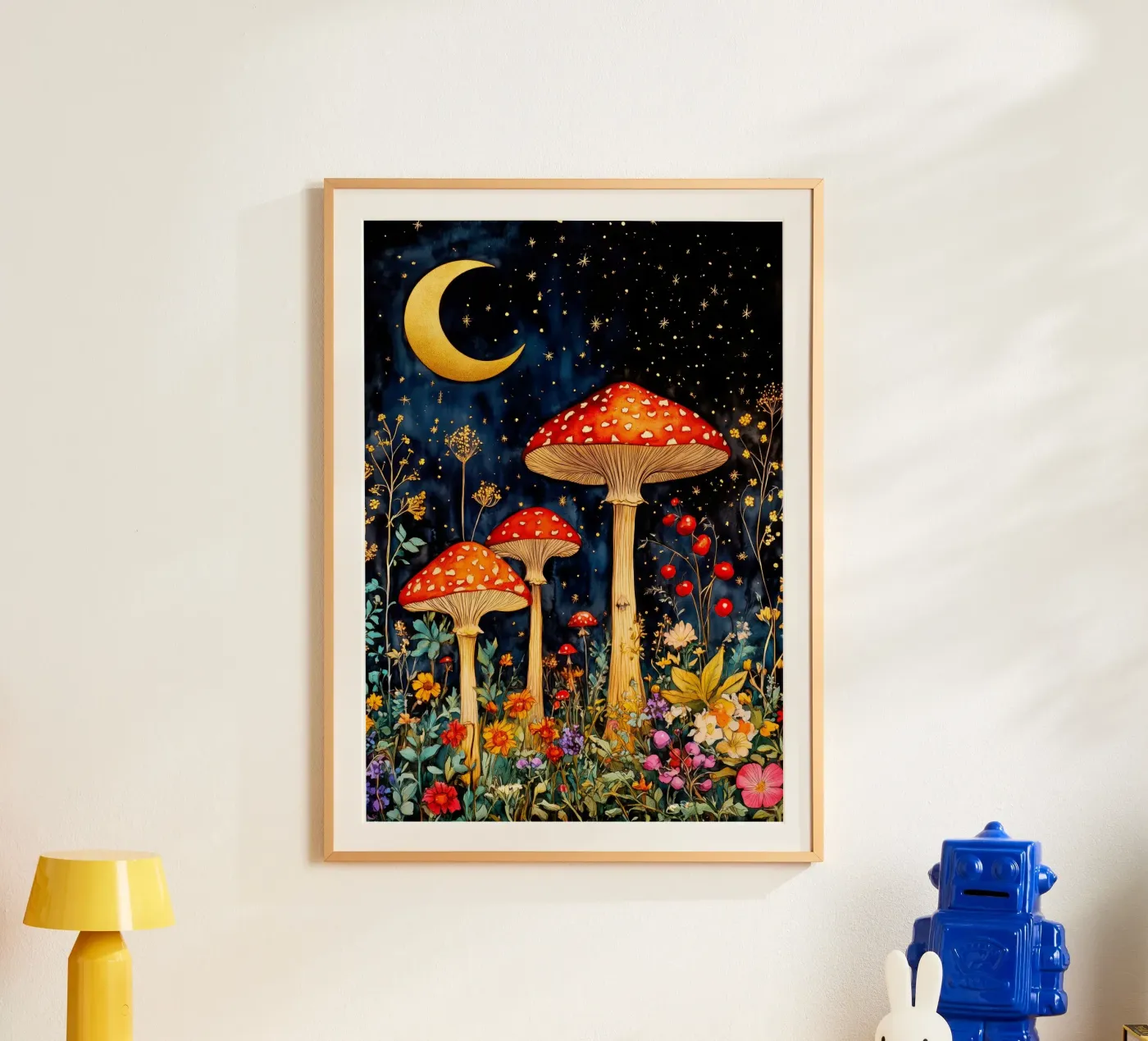 Champignons poster de Justyna Jaszke JBJart