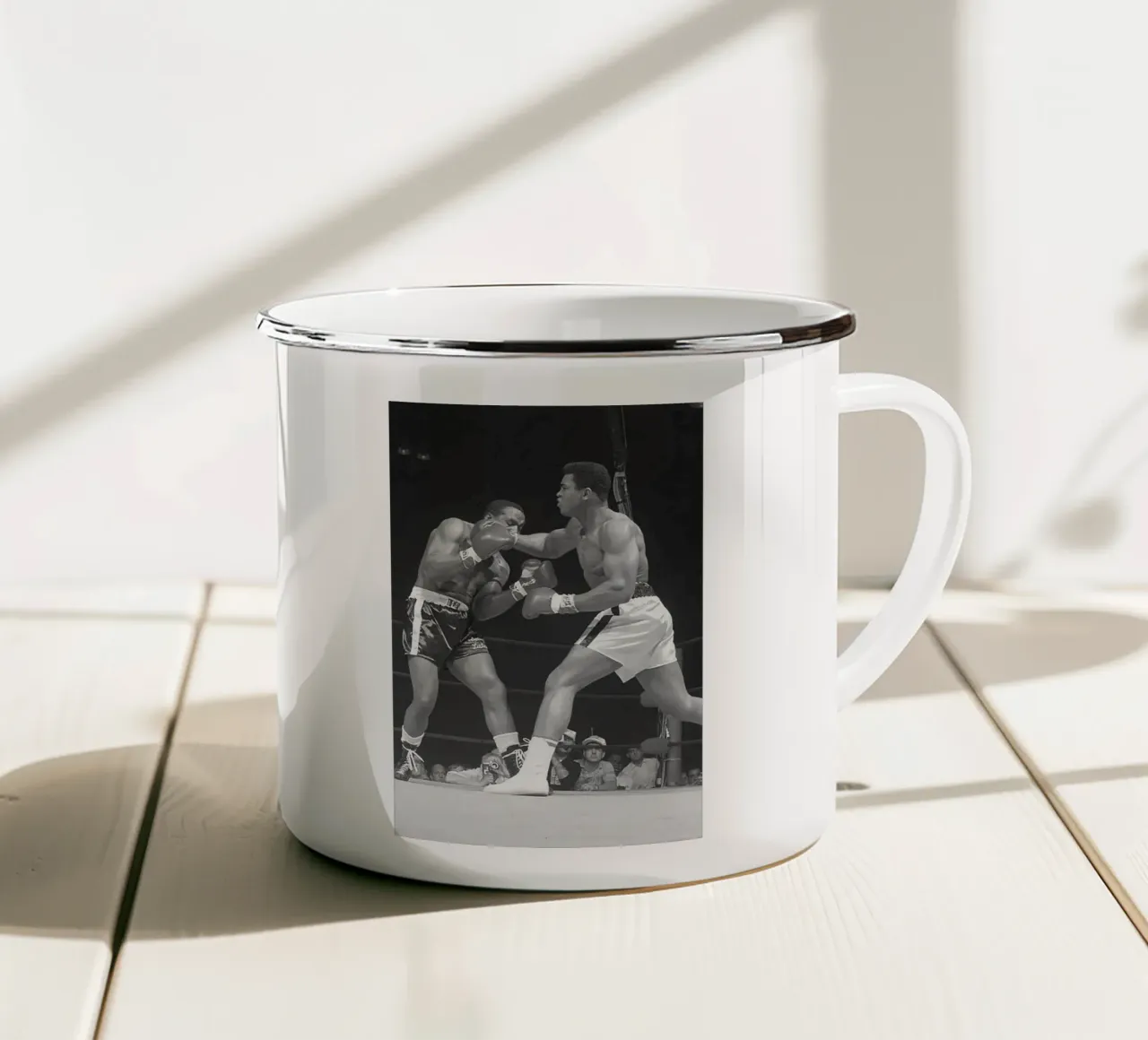 Le combat que vous n'avez pas vu 07 juin 1965 mug en émail de tobyrmattie