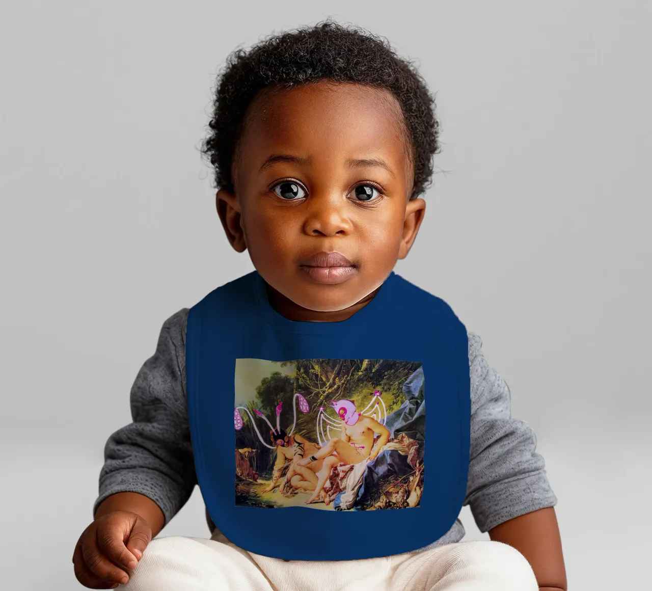 Mit oder ohne dich Babylätzchen von Trash is dada Official