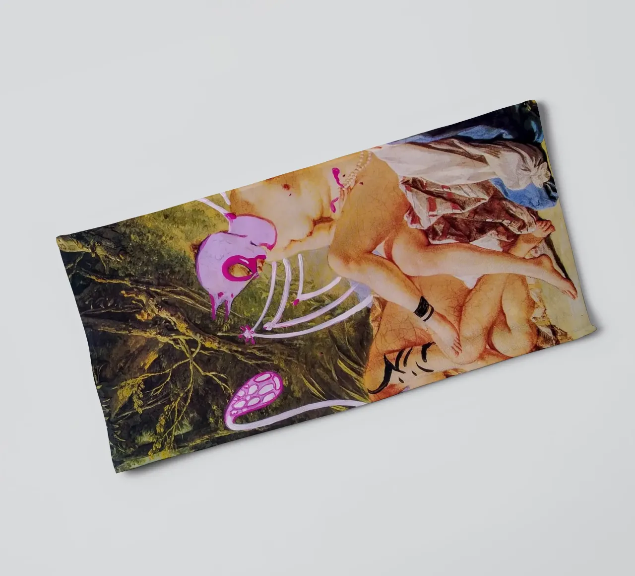 Mit oder ohne dich Handtuch von Trash is dada Official