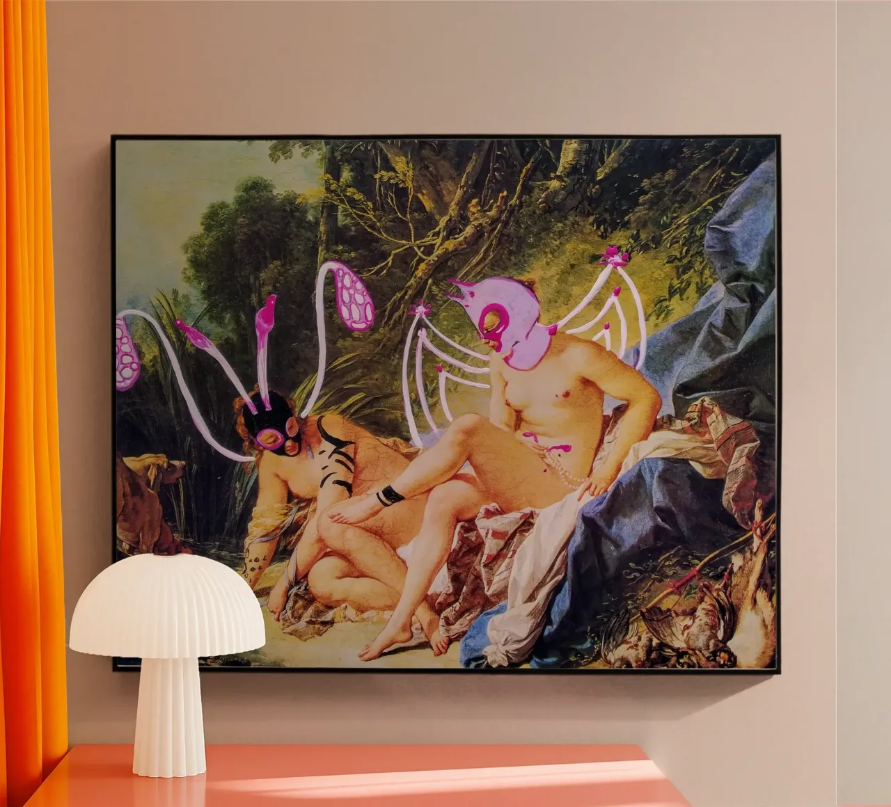 With or without you acrylic glass by Trash is dada Official