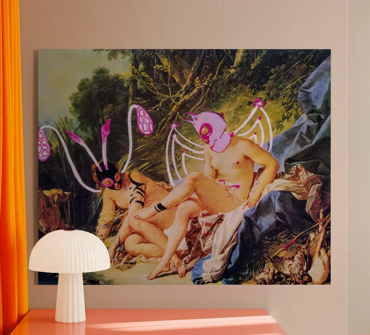 With or without you acrylic glass by Trash is dada Official