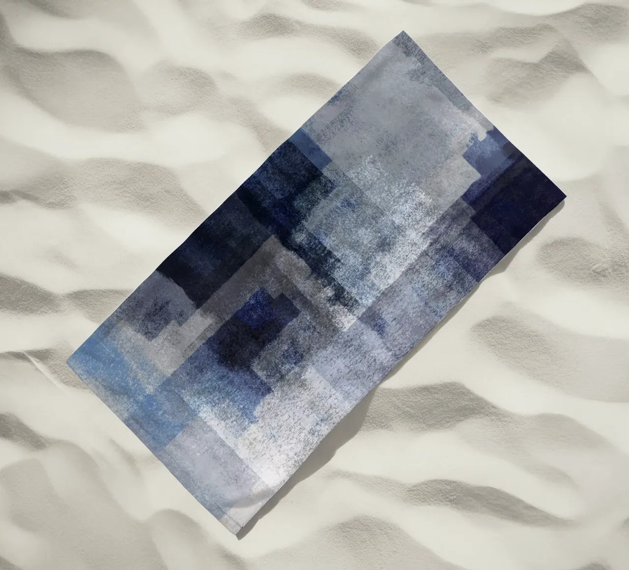 Surfaces 7 | Blue on Gray telo mare da sabidussi