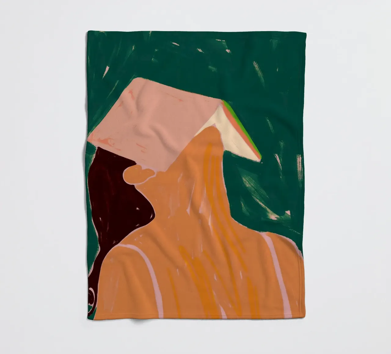 Reading Between The Lines fleece blanket by 83oranges