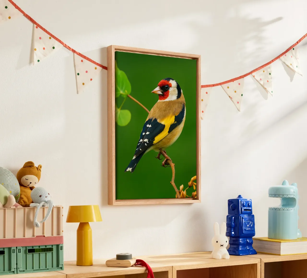 bird animal photography canvas with Floater frame by raflessia