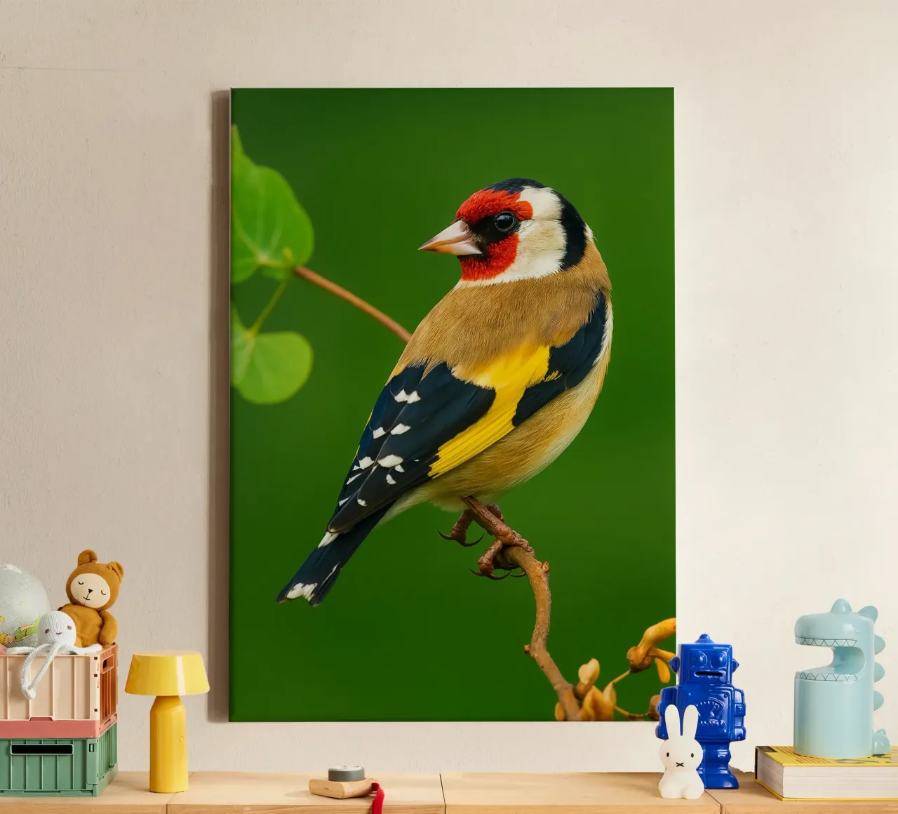 bird animal photography canvas with Floater frame by raflessia