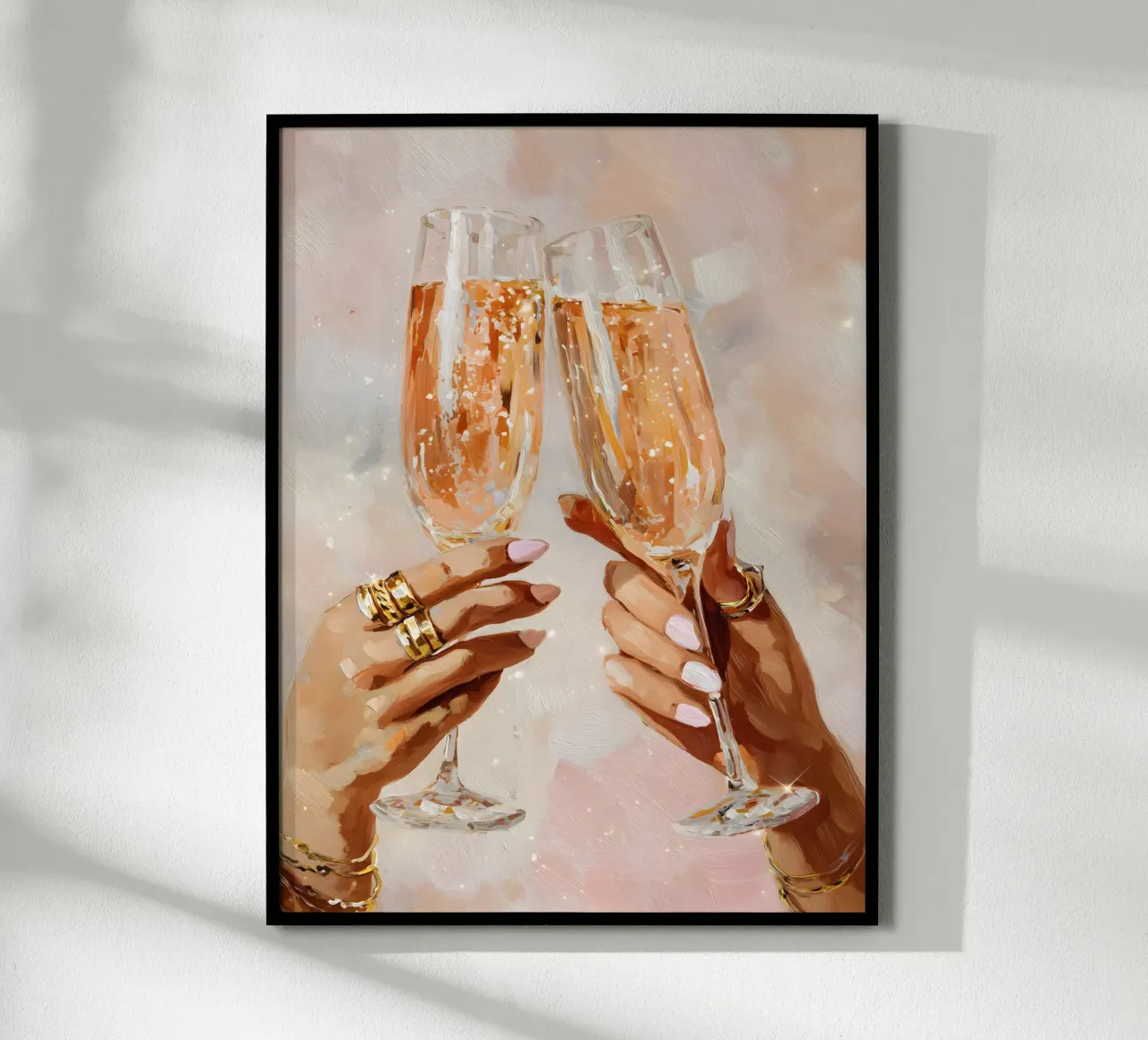 Cheers to Elegance poster da Gypsy Galleria