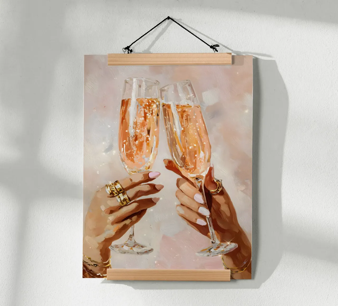 Cheers to Elegance poster da Gypsy Galleria