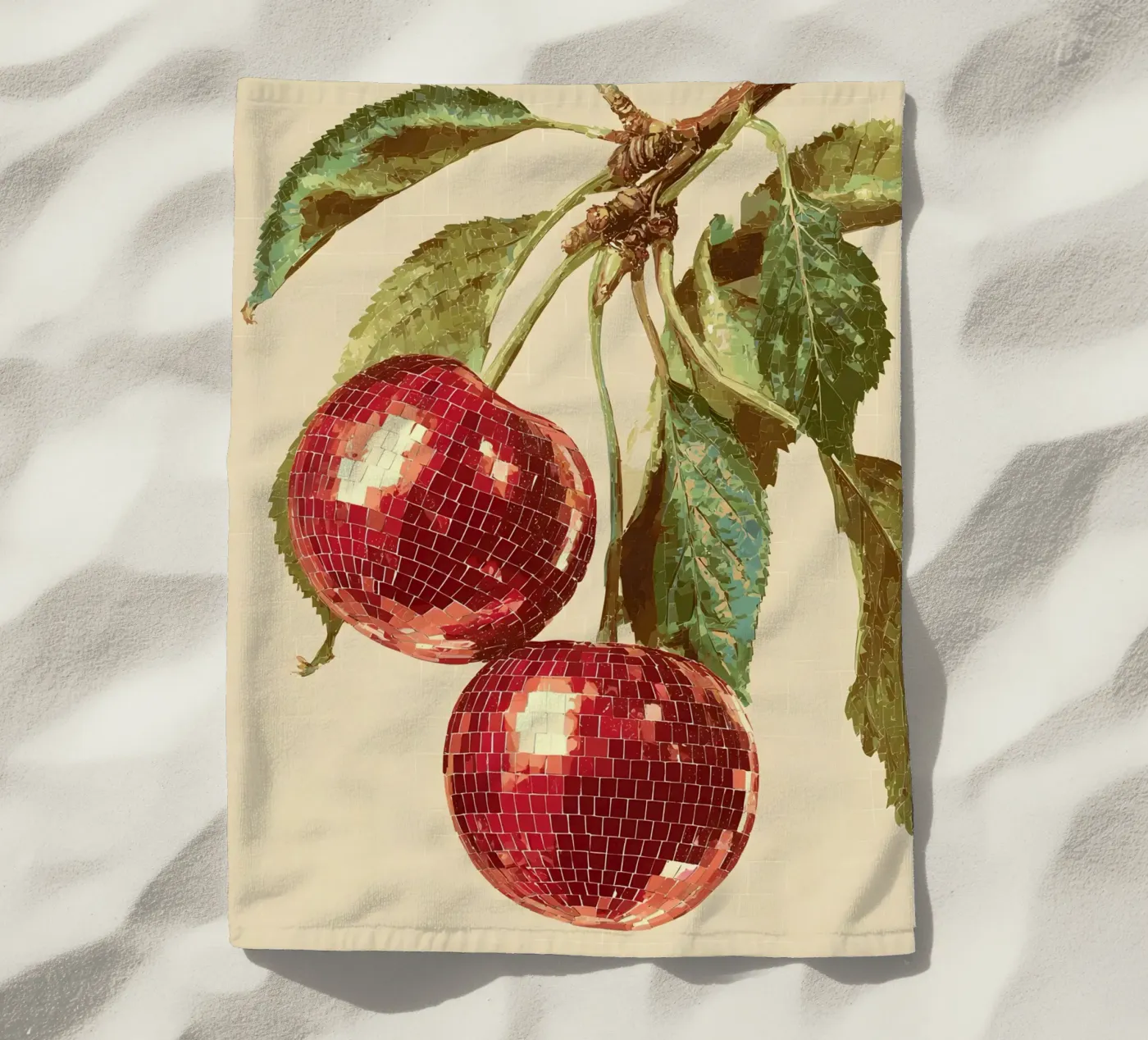 Disco Cherries telo mare da Gypsy Galleria