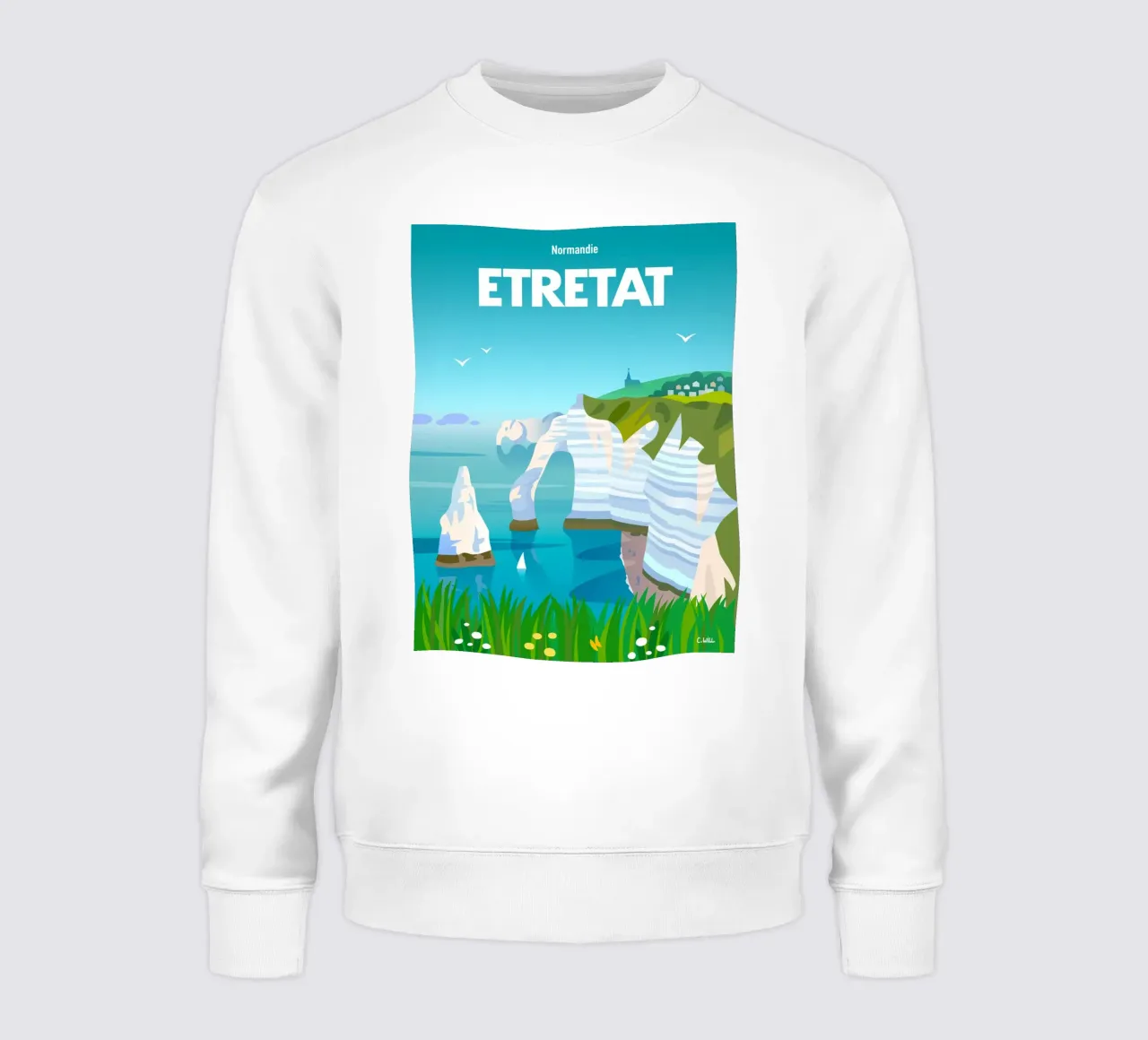 Etretat felpa da C.WILL