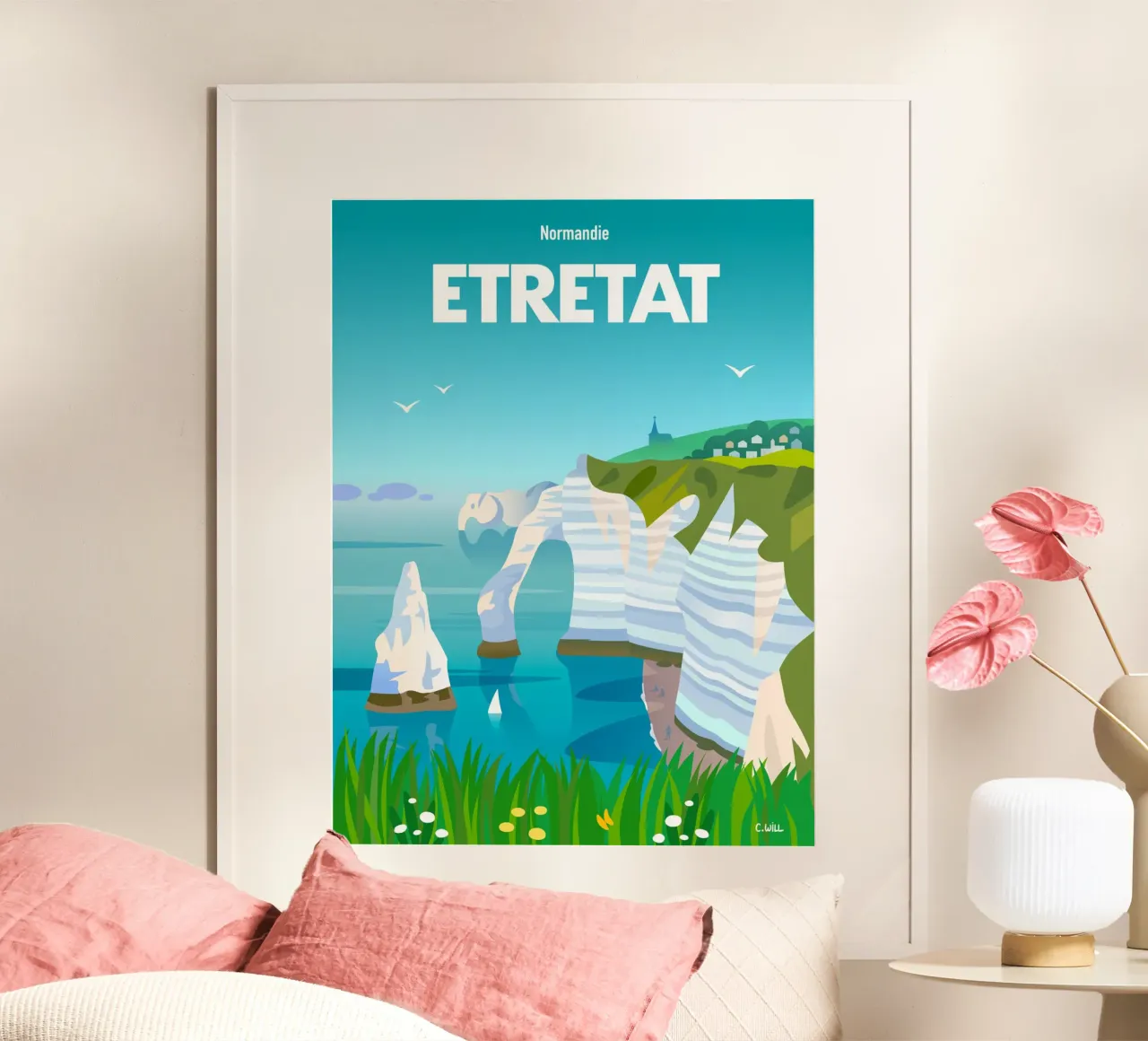 Etretat poster da C.WILL