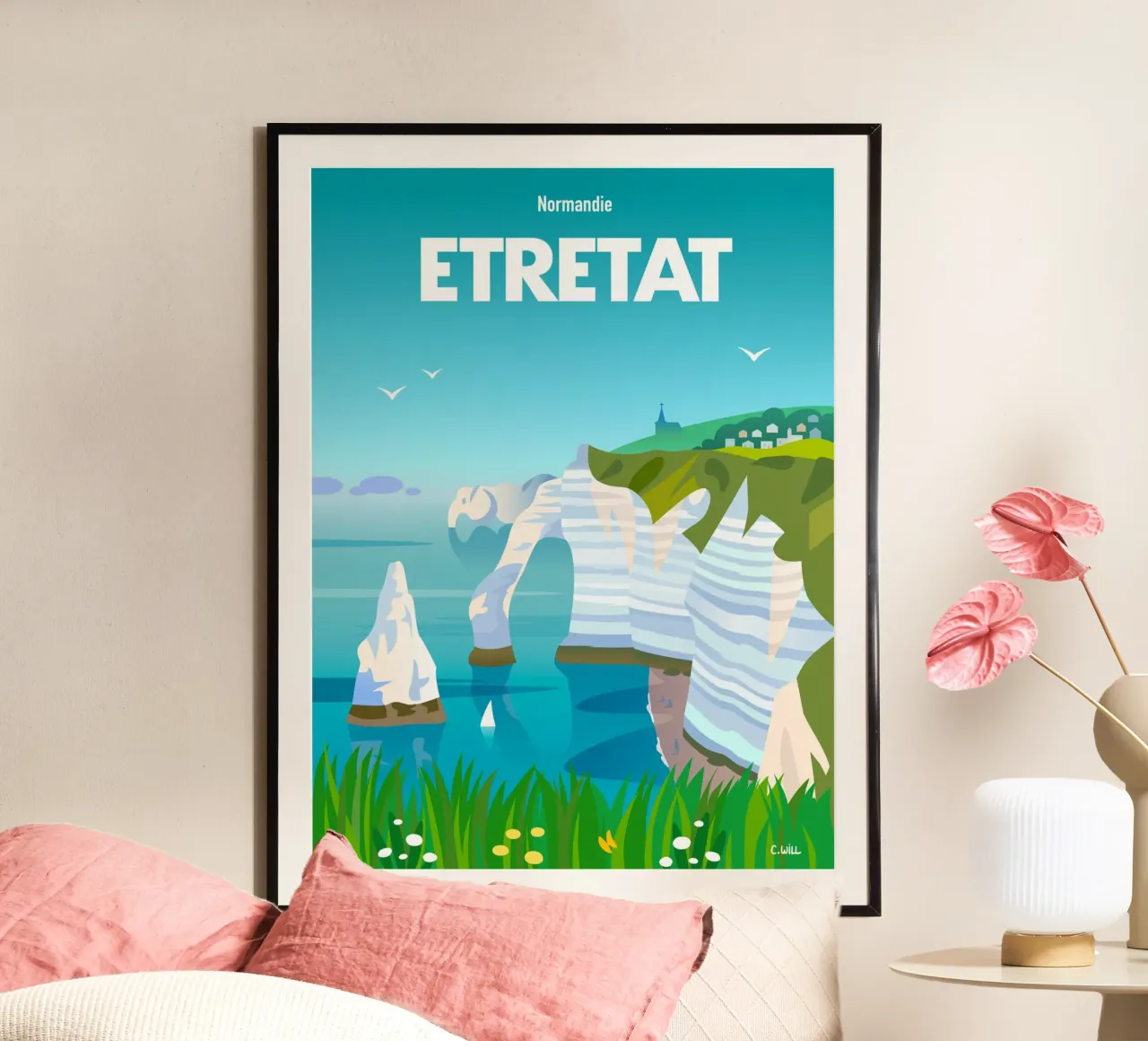 Etretat poster da C.WILL