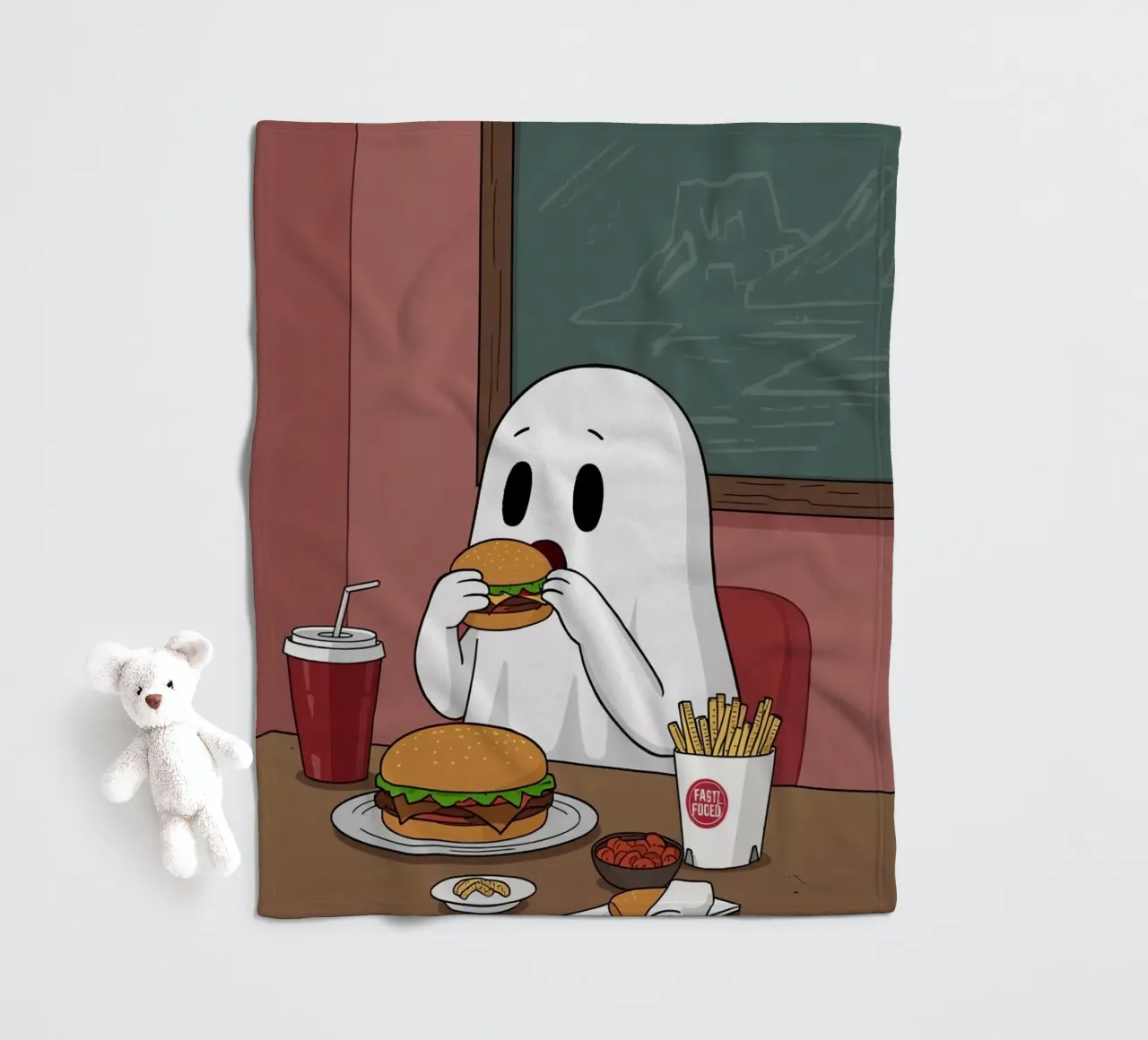 Boo-d veloce coperta in pile da DesignDoodle