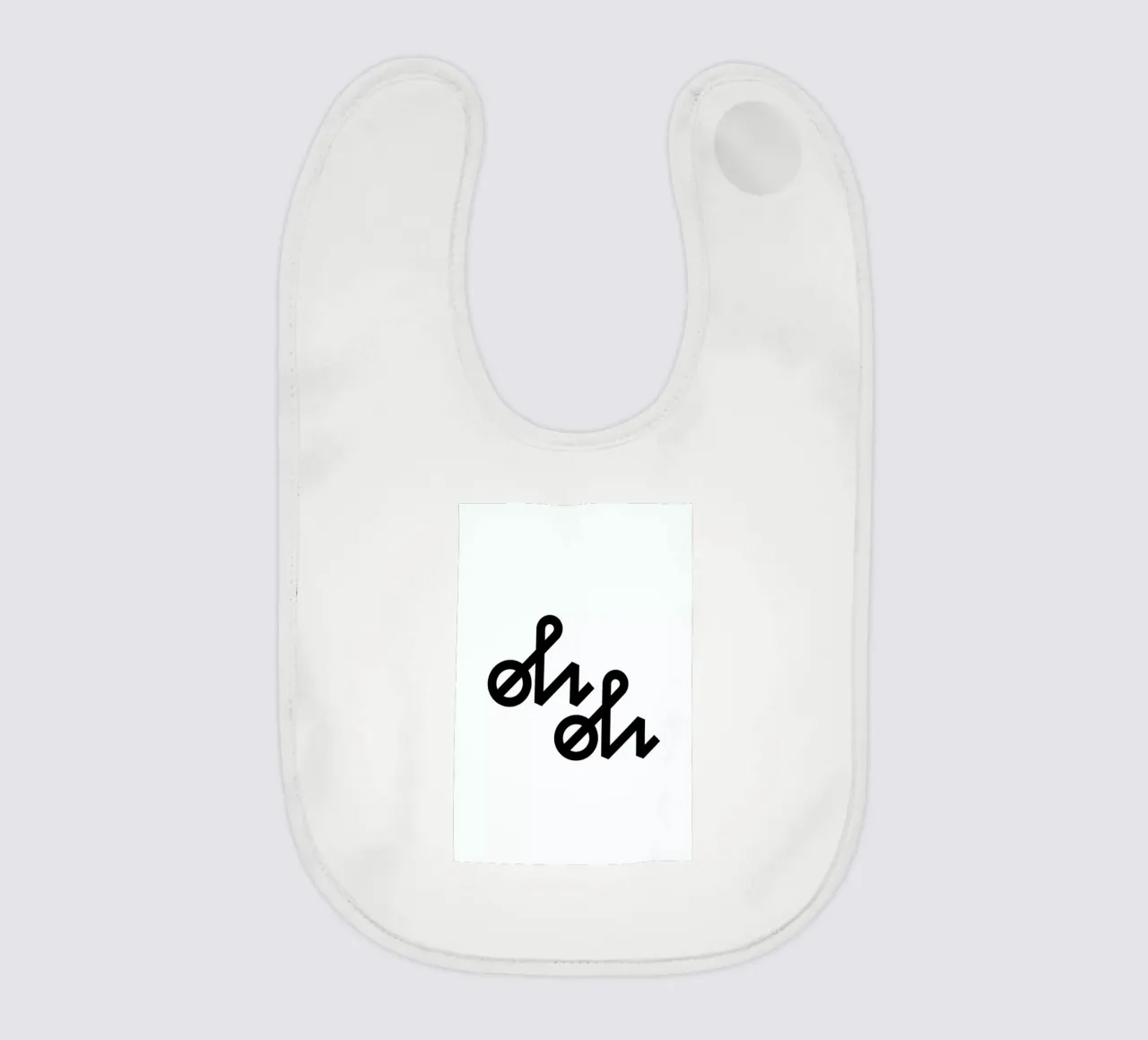 Oh Oh bavaglino da BLAEK Design Studio