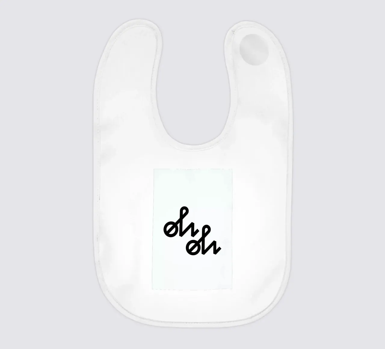 Oh Oh bavaglino da BLAEK Design Studio