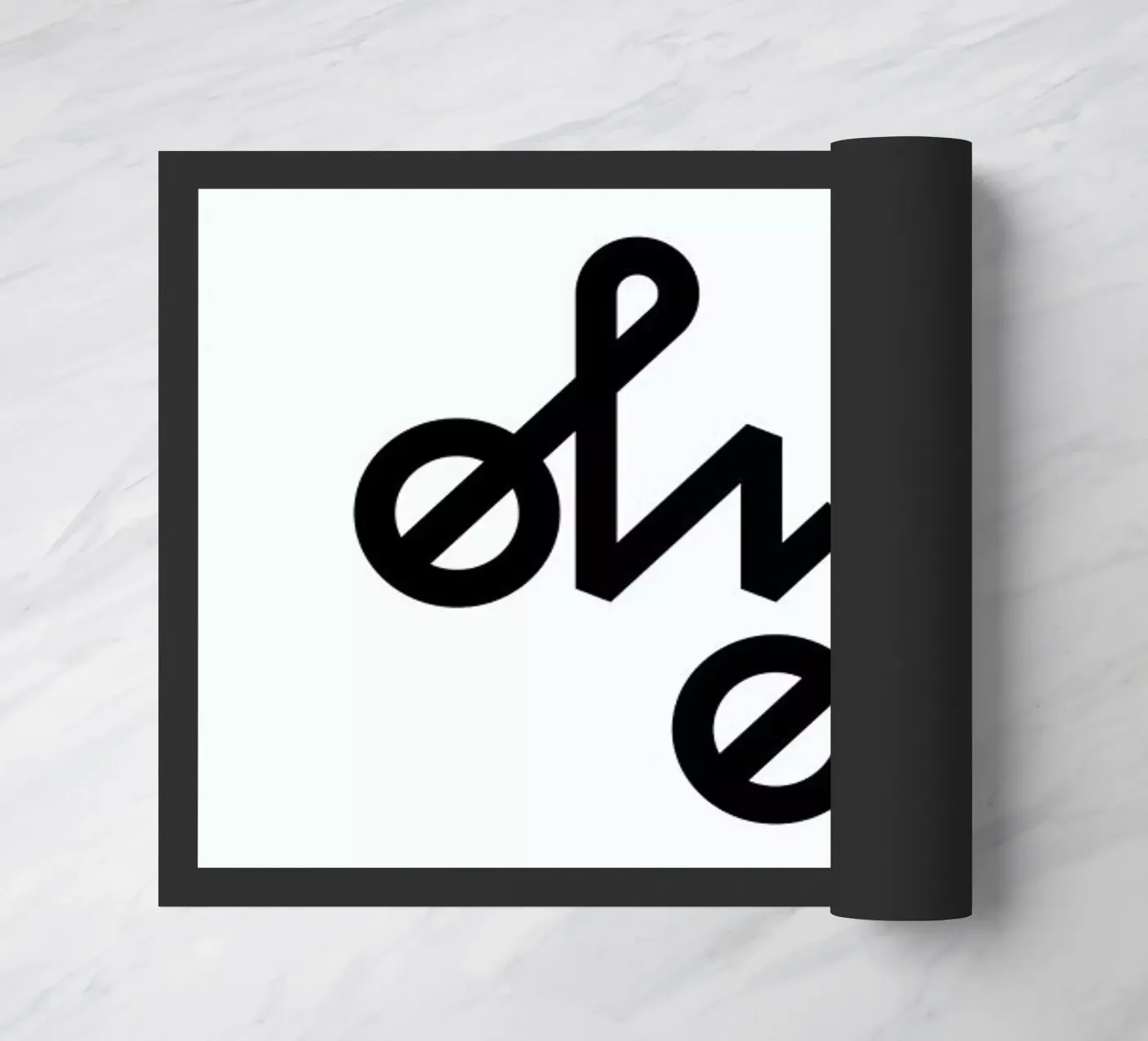 Oh Oh deurmat van BLAEK Design Studio