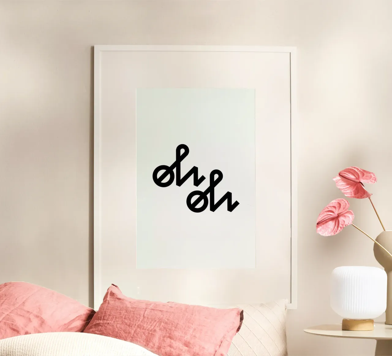 Oh Oh poster da BLAEK Design Studio