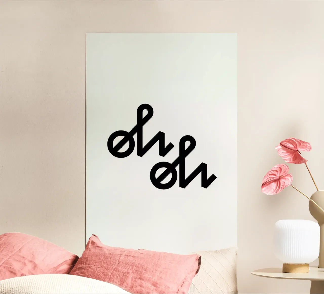 Oh Oh poster da BLAEK Design Studio