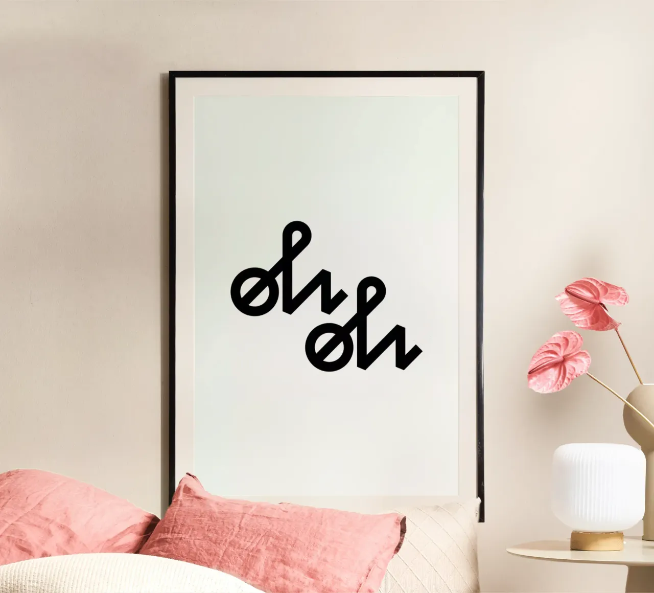 Oh Oh poster da BLAEK Design Studio