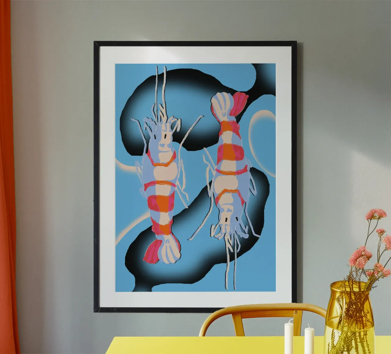 Twin Shrimp poster da illustfire