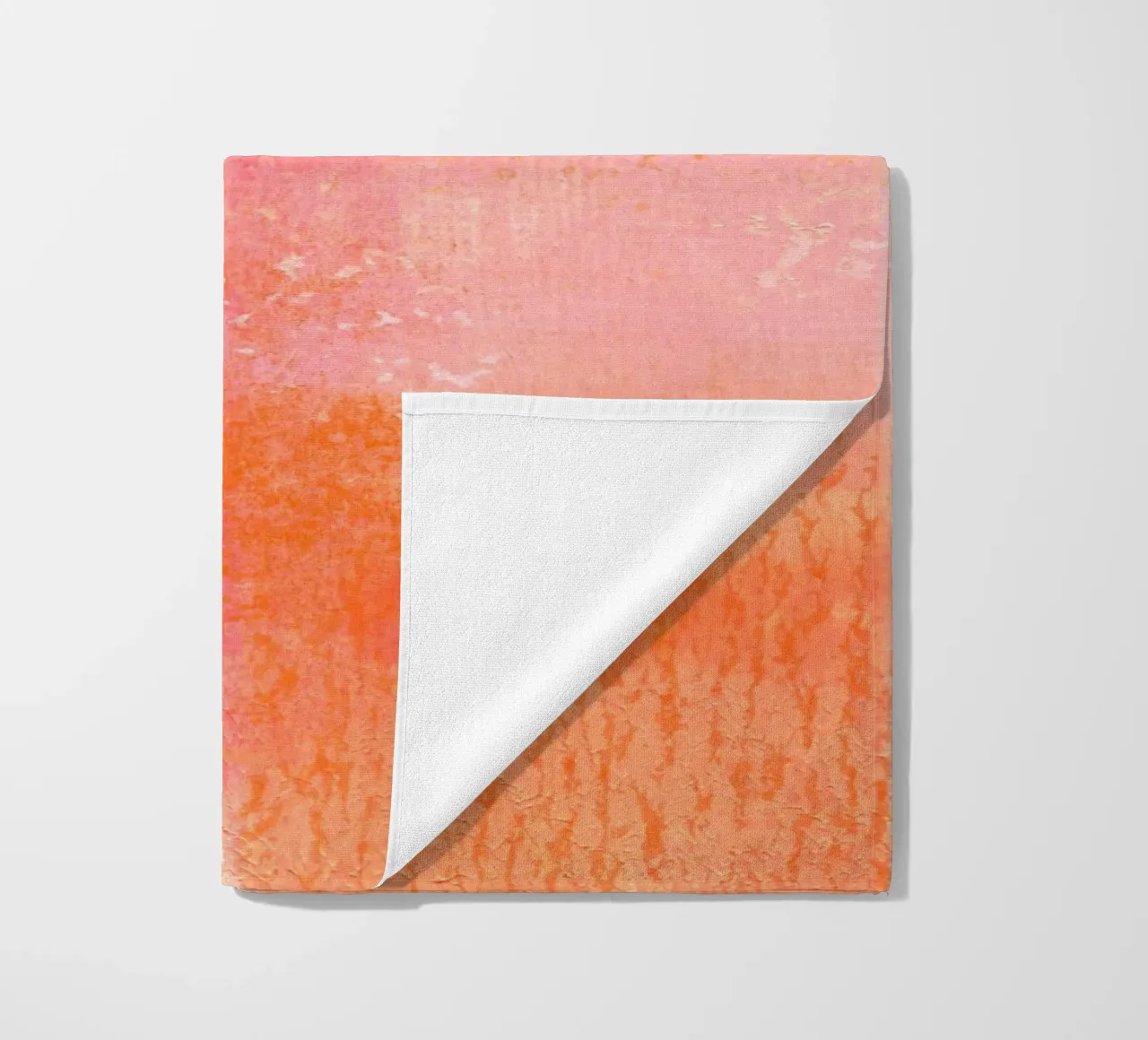 Surfaces 8 | Hot Orange & Pink beach towel by sabidussi