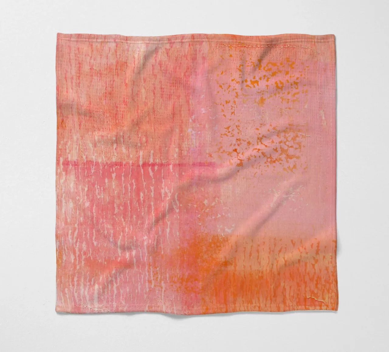 Surfaces 8 | Hot Orange & Pink coperta in pile da sabidussi