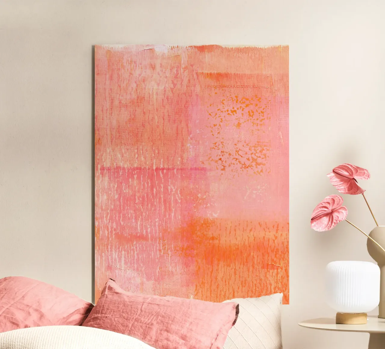 Surfaces 8 | Hot Orange & Pink aluminio dibond de sabidussi