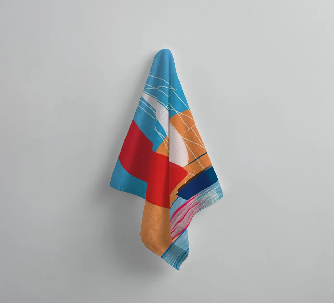 Adrift with summer breeze towel by Rita