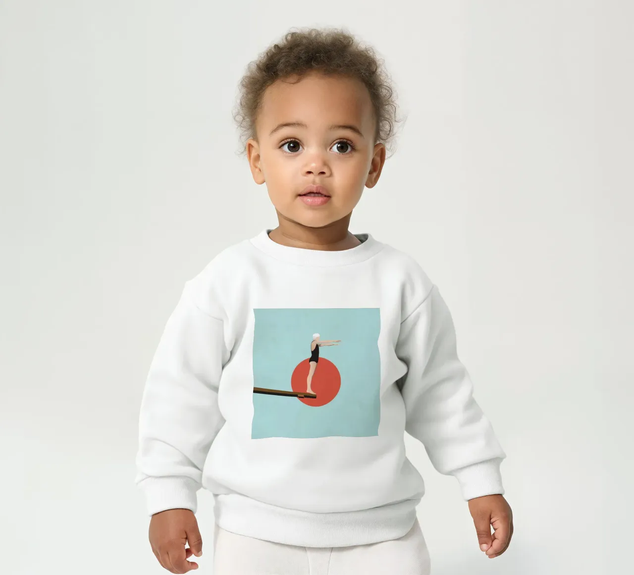 Trampolín sudadera de bebé de Rita