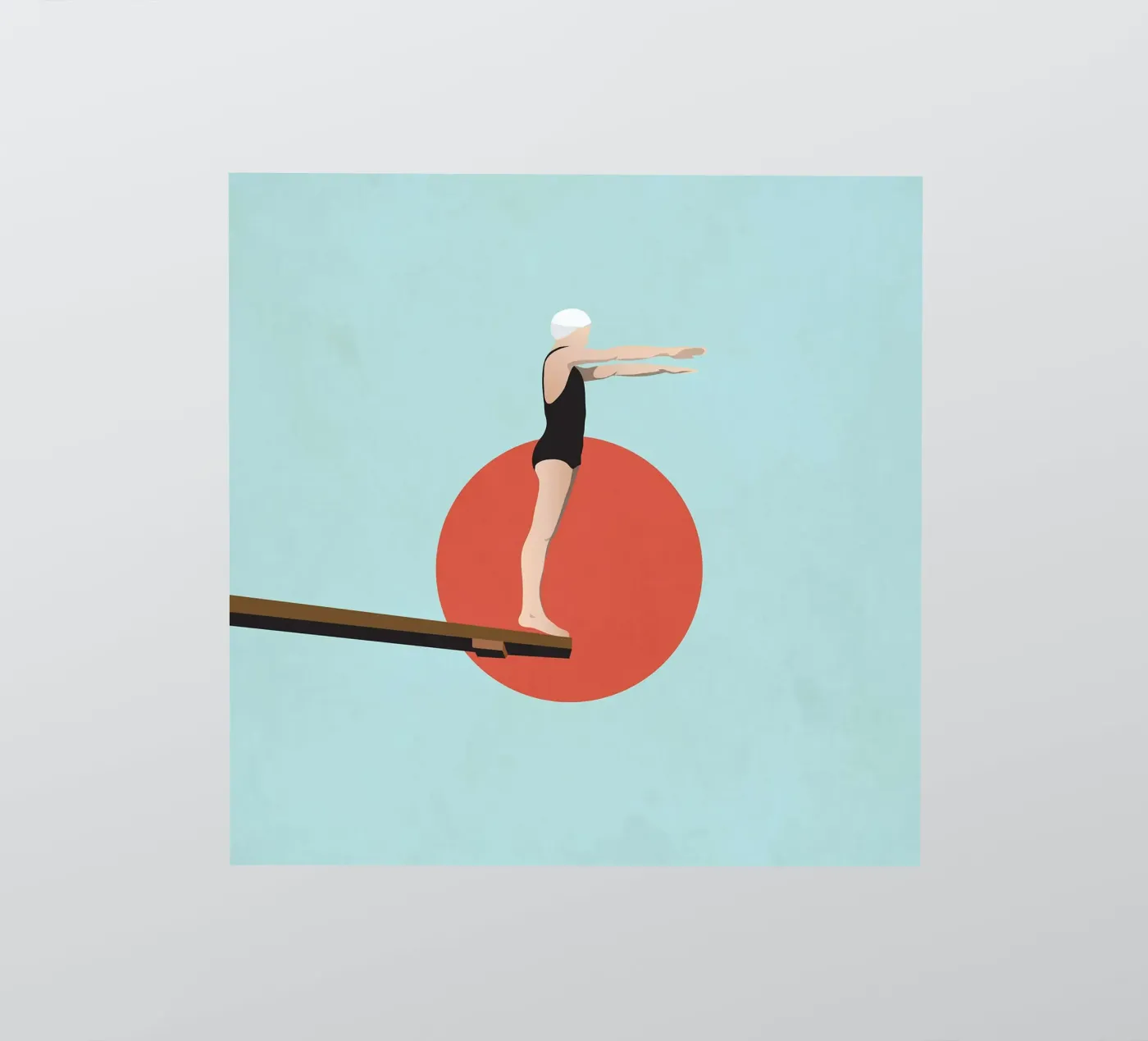 Diving board sticker by Rita