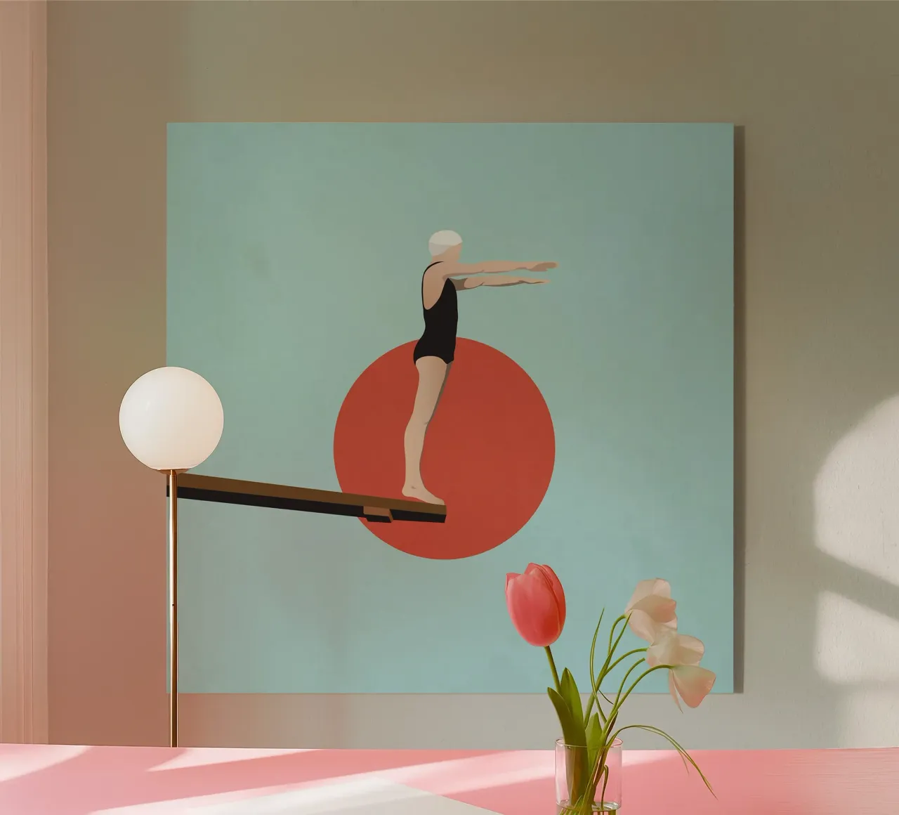 Diving board Acryl-Glas von Rita