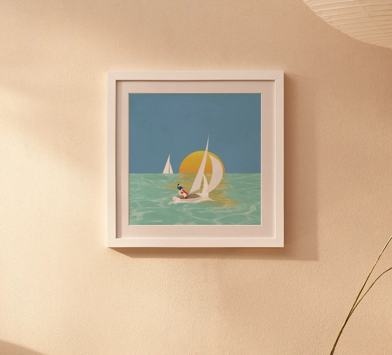 Emozioni di libertà poster con telaio in alluminio da Rita