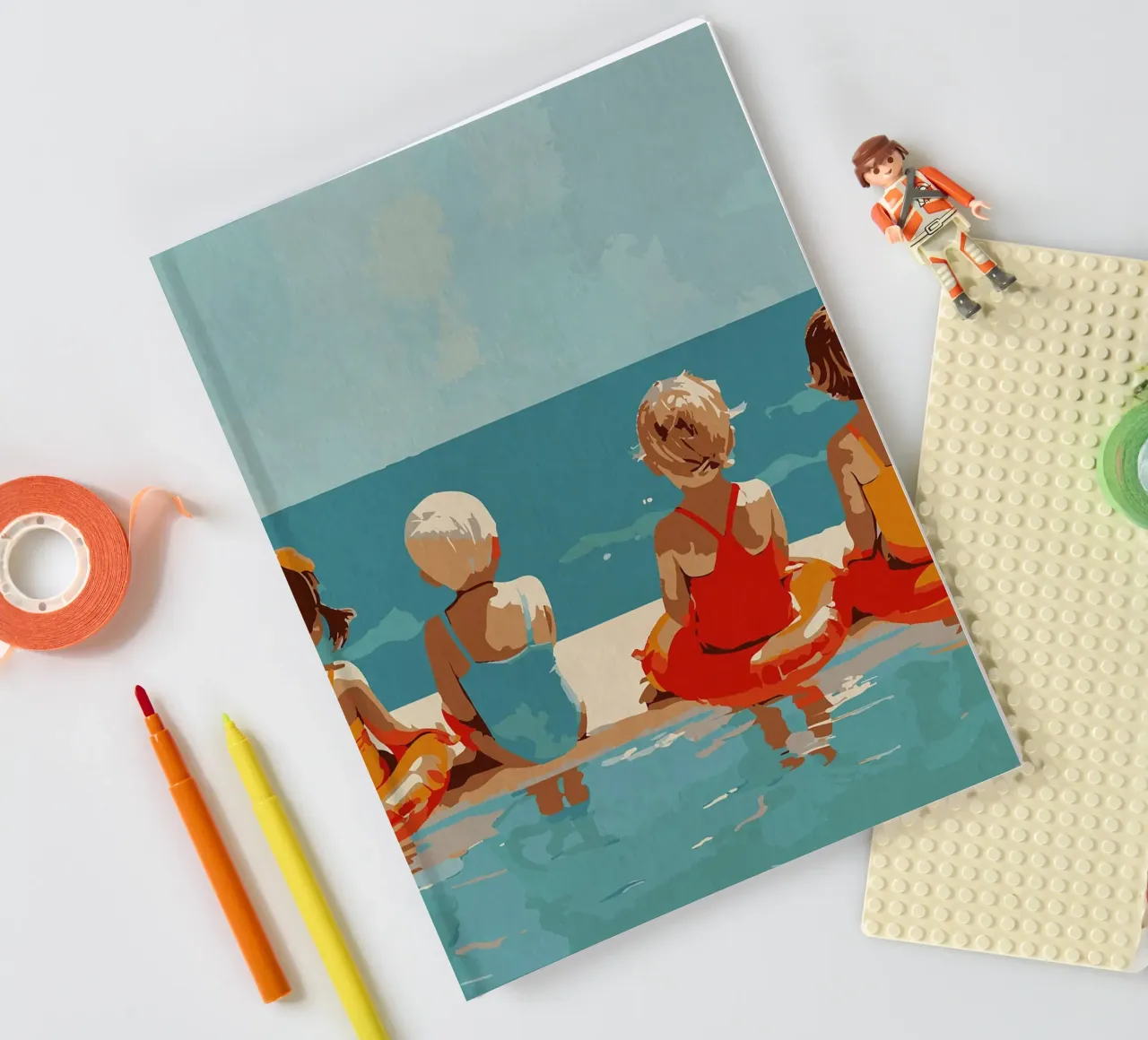 Happy Times in the Pool notebook by Rita