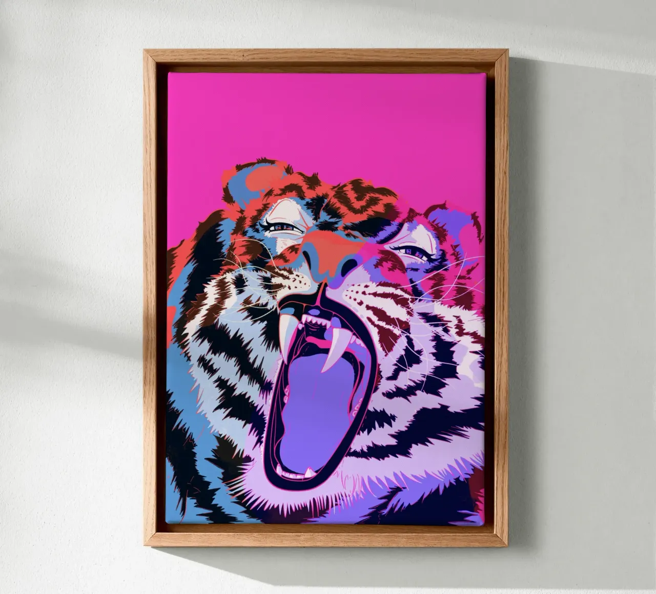 Tiger Jaw tela con Cornice a cassetta da illustfire