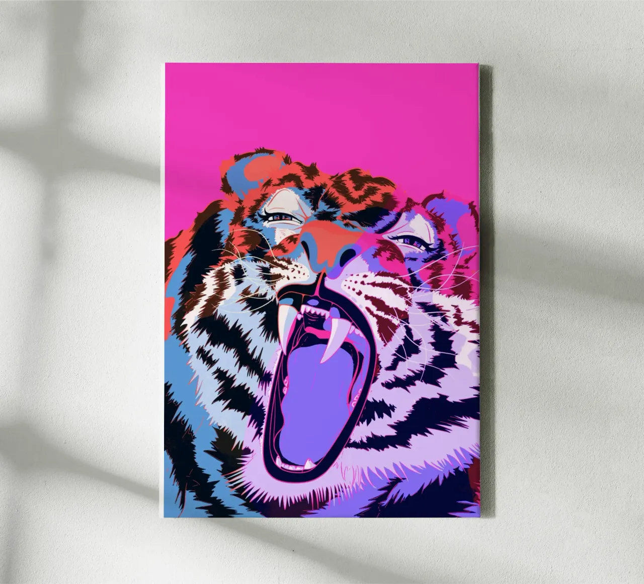 Tiger Jaw tela con Cornice a cassetta da illustfire