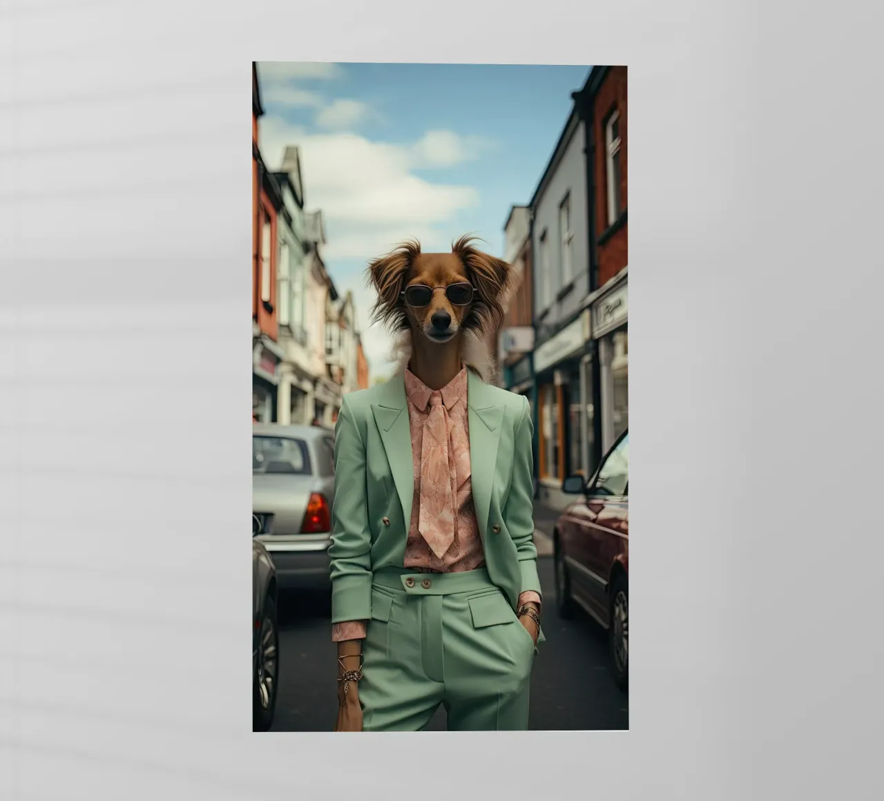 Samuel pellicola backlit da Affiches Chien Originales – Dogland