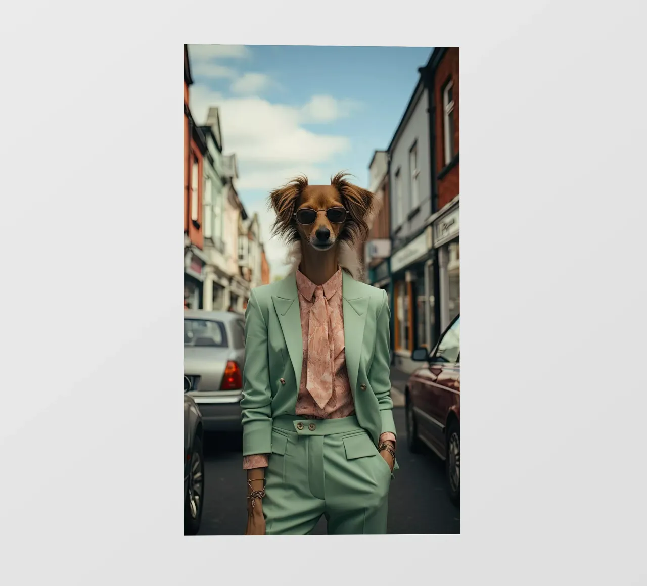 Samuel pellicola backlit da Affiches Chien Originales – Dogland