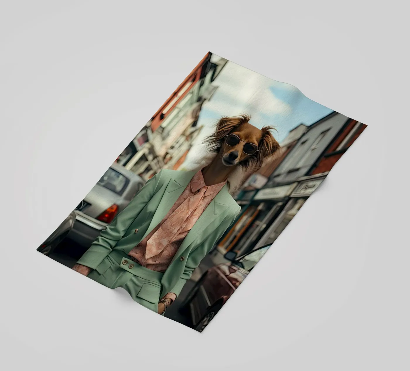 Samuel Strandtuch von Affiches Chien Originales – Dogland