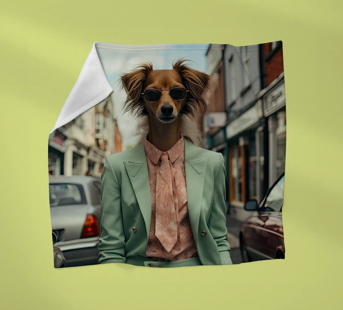 Samuel fleecedeken van Affiches Chien Originales – Dogland