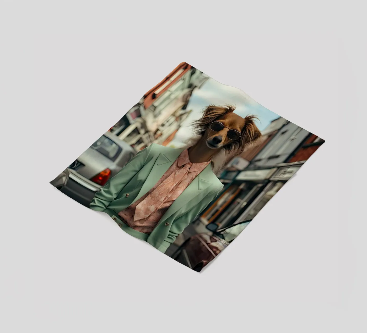 Samuel fleecedeken van Affiches Chien Originales – Dogland