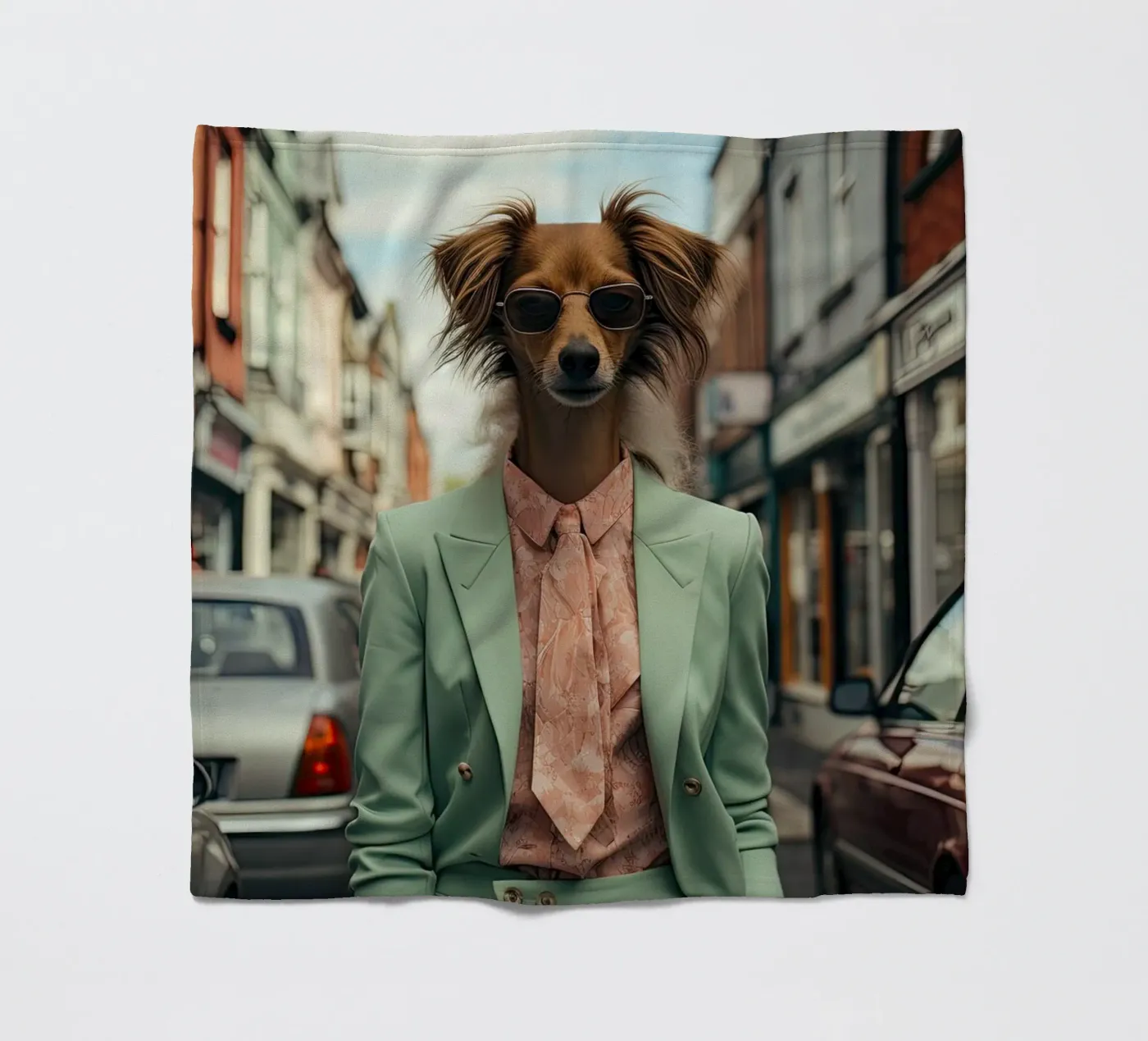 Samuel fleecedeken van Affiches Chien Originales – Dogland