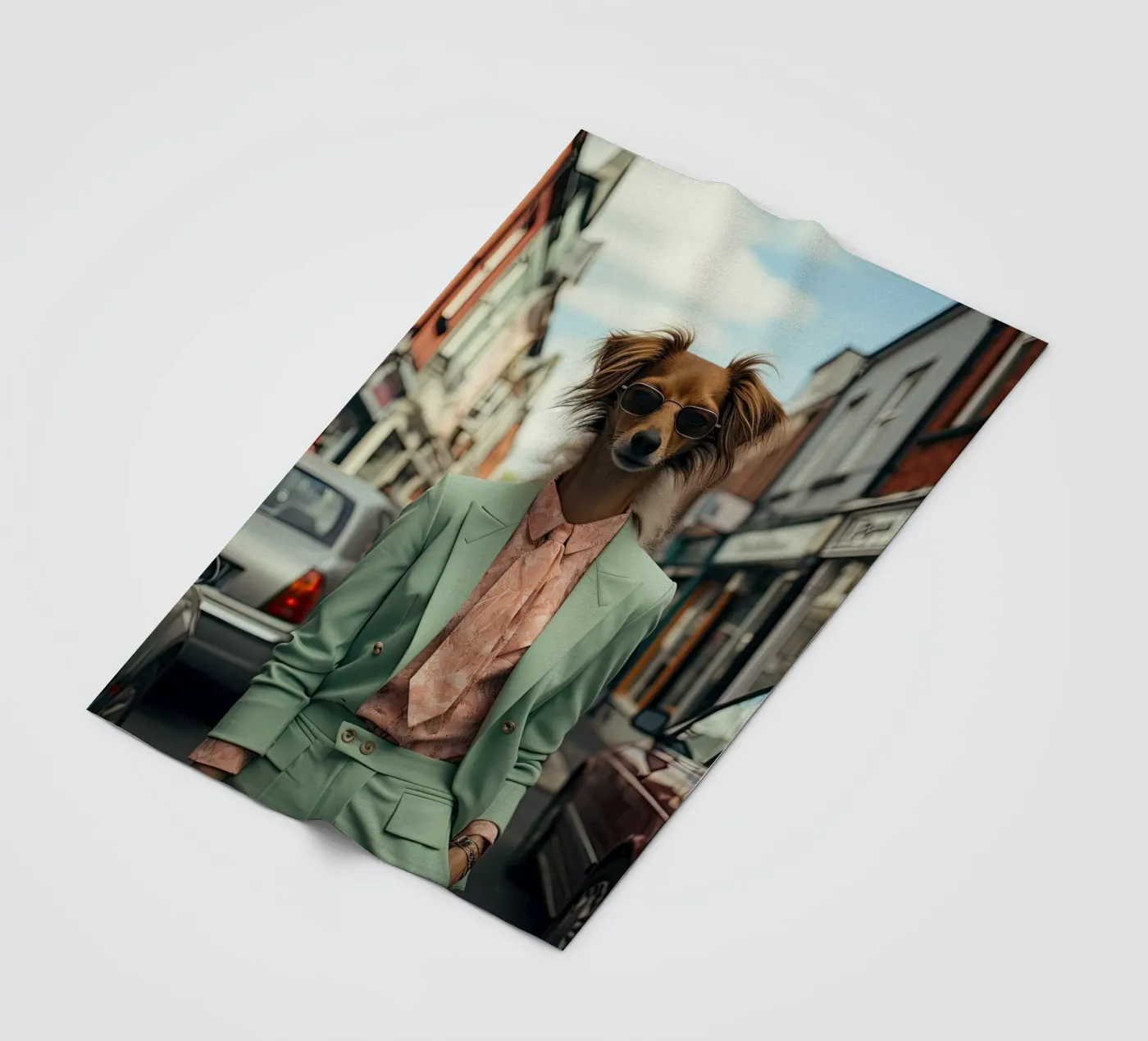 Samuel fleecedeken van Affiches Chien Originales – Dogland