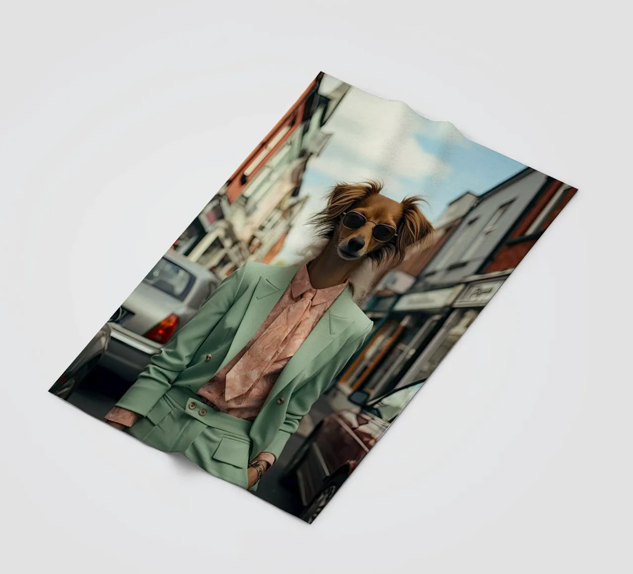 Samuel Fleecedecke von Affiches Chien Originales – Dogland