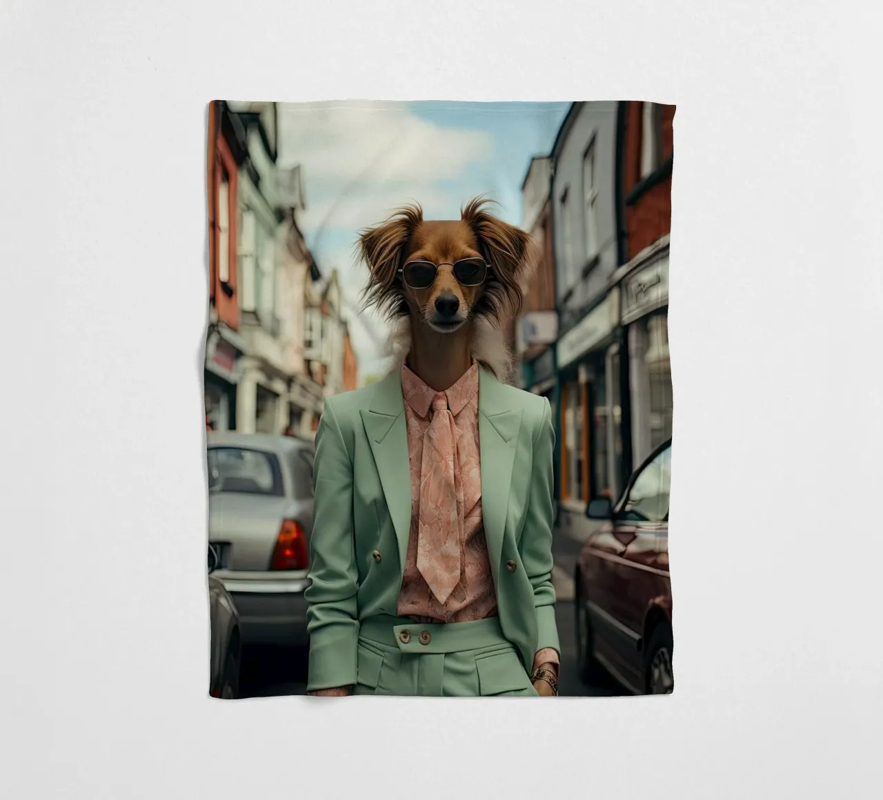 Samuel Fleecedecke von Affiches Chien Originales – Dogland