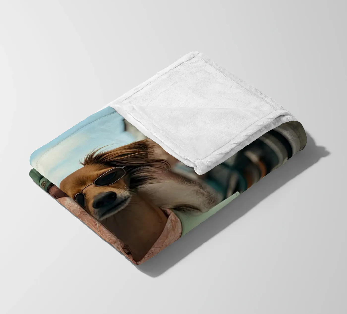 Samuel fleecedeken van Affiches Chien Originales – Dogland